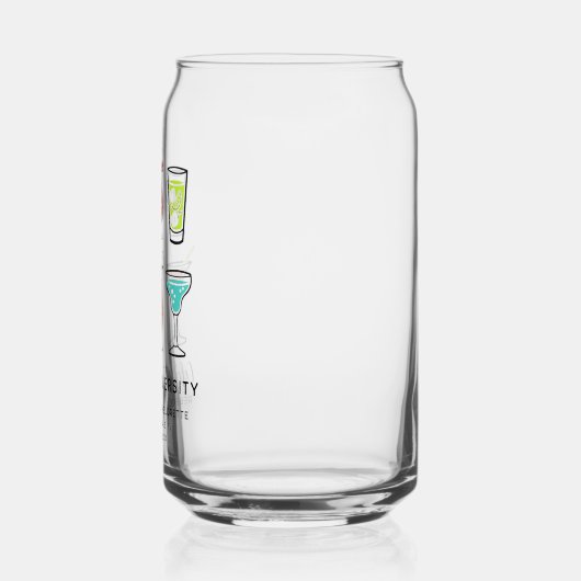 Jonggezellenfeest Vier de Diversiteit Aandenken Blikvorm Glas (Links)