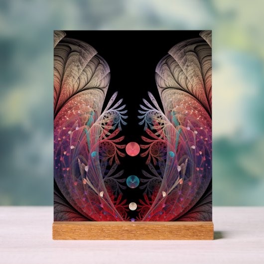 Jonglage Abstracte Modern Fantasy Fractal Art Acryl Bord (Neutraal)