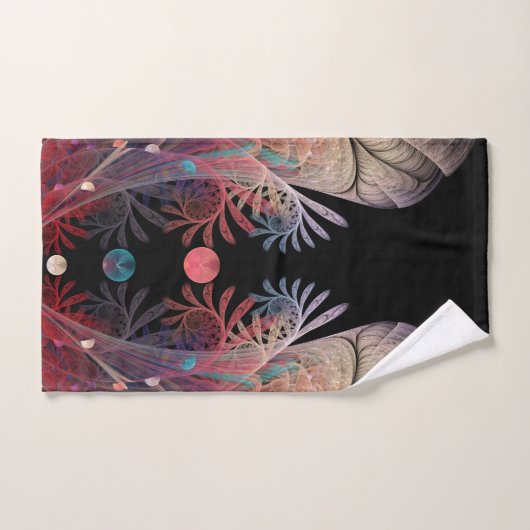 Jonglage Abstracte Modern Fantasy Fractal Art Bad Handdoek (Handdoek)