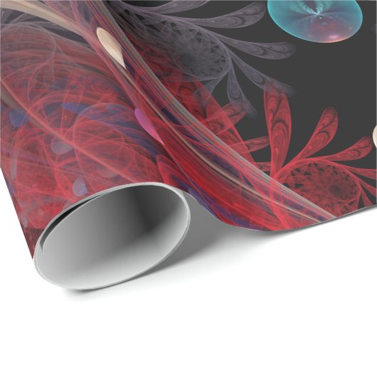 Jonglage Abstracte Modern Fantasy Fractal Art Cadeaupapier (Rol Hoek)