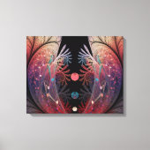 Jonglage Abstracte Modern Fantasy Fractal Art Canvas Afdruk (Voorkant)