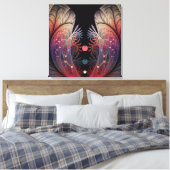 Jonglage Abstracte Modern Fantasy Fractal Art Canvas Afdruk (Insitu (Slaapkamer))