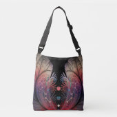 Jonglage Abstracte Modern Fantasy Fractal Art Crossbody Tas (Voorkant)