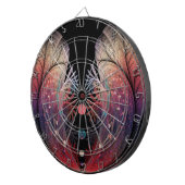 Jonglage Abstracte Modern Fantasy Fractal Art Dartbord (Voorkant Rechts)