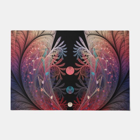 Jonglage Abstracte Modern Fantasy Fractal Art Deurmat (Voorkant)