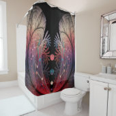 Jonglage Abstracte Modern Fantasy Fractal Art Douchegordijn (In situ)