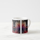 Jonglage Abstracte Modern Fantasy Fractal Art Espresso Kop (Voorkant rechts)