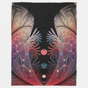 Jonglage Abstracte Modern Fantasy Fractal Art Fleece Deken