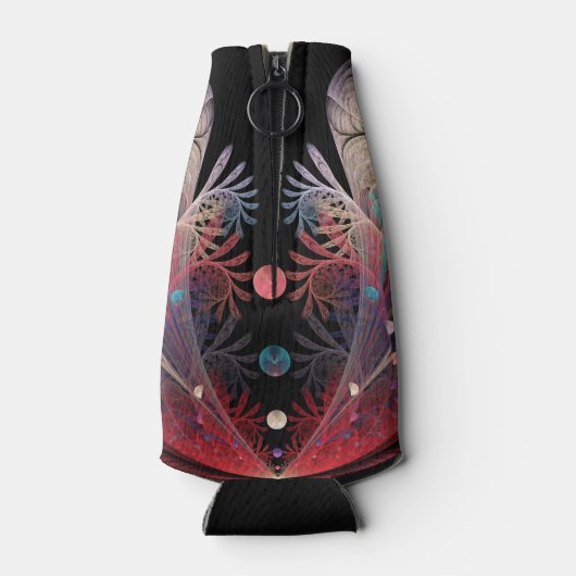 Jonglage Abstracte Modern Fantasy Fractal Art Flesjeskoeler (Achterkant)