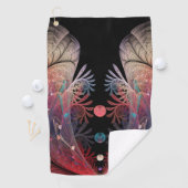 Jonglage Abstracte Modern Fantasy Fractal Art Golfhanddoek (Insitu)