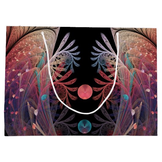Jonglage Abstracte Modern Fantasy Fractal Art Groot Cadeauzakje (Achterkant)