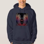 Jonglage Abstracte Modern Fantasy Fractal Art Hoodie (Voorkant)
