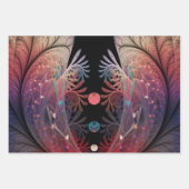 Jonglage Abstracte Modern Fantasy Fractal Art Inpakpapier Vel (Voorkant 3)