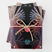 Jonglage Abstracte Modern Fantasy Fractal Art Inpakpapier Vel (In situ)