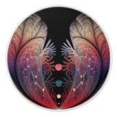 Jonglage Abstracte Modern Fantasy Fractal Art Keramische Knop (Voorkant)