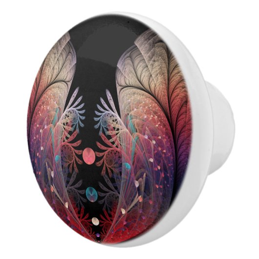 Jonglage Abstracte Modern Fantasy Fractal Art Keramische Knop (Rechts)