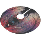 Jonglage Abstracte Modern Fantasy Fractal Art Kerstboom Rok (Gekanteld)