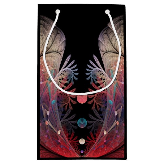 Jonglage Abstracte Modern Fantasy Fractal Art Klein Cadeauzakje (Achterkant)