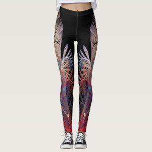 Jonglage Abstracte Modern Fantasy Fractal Art Leggings