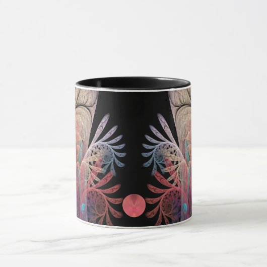 Jonglage Abstracte Modern Fantasy Fractal Art Mok (Midden)