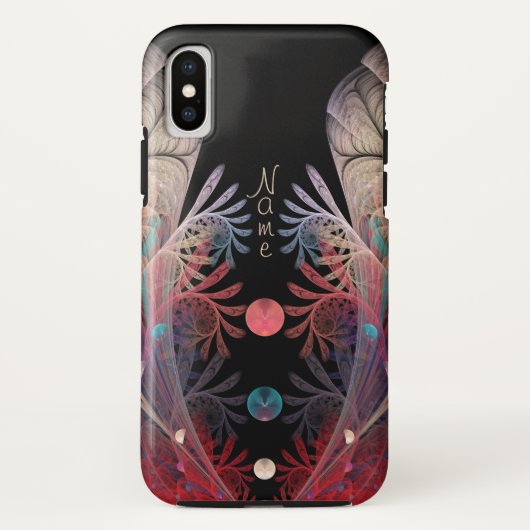Jonglage Abstracte Modern Fantasy Fractal Art Name Case-Mate iPhone Case (Achterkant)