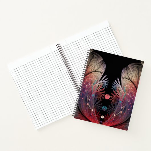 Jonglage Abstracte Modern Fantasy Fractal Art Notitieboek (Binnen)