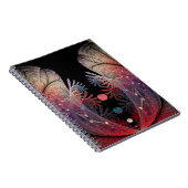 Jonglage Abstracte Modern Fantasy Fractal Art Notitieboek (Rechterzijde)