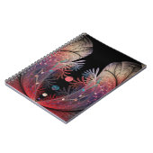 Jonglage Abstracte Modern Fantasy Fractal Art Notitieboek (Linkerzijde)