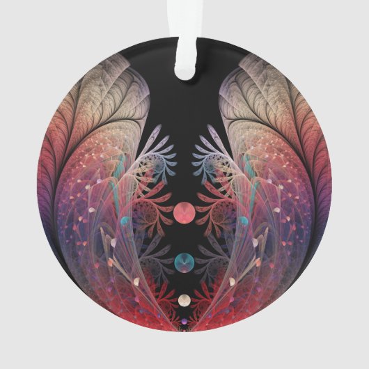 Jonglage Abstracte Modern Fantasy Fractal Art Ornament (achterkant)