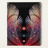 Jonglage Abstracte Modern Fantasy Fractal Art Planner (Achterkant)