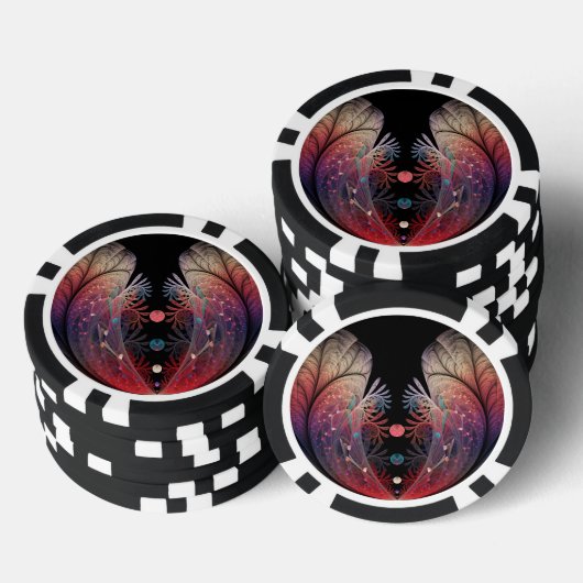 Jonglage Abstracte Modern Fantasy Fractal Art Poker Chips (Opstapeling)