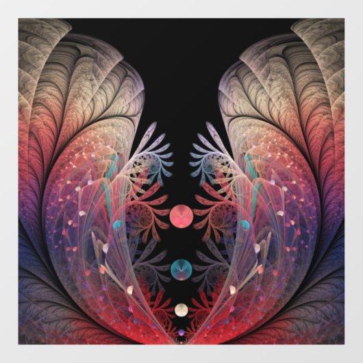 Jonglage Abstracte Modern Fantasy Fractal Art Raamsticker (Vel)