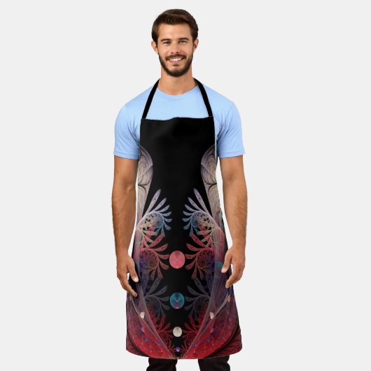 Jonglage Abstracte Modern Fantasy Fractal Art Schort (Gedragen)