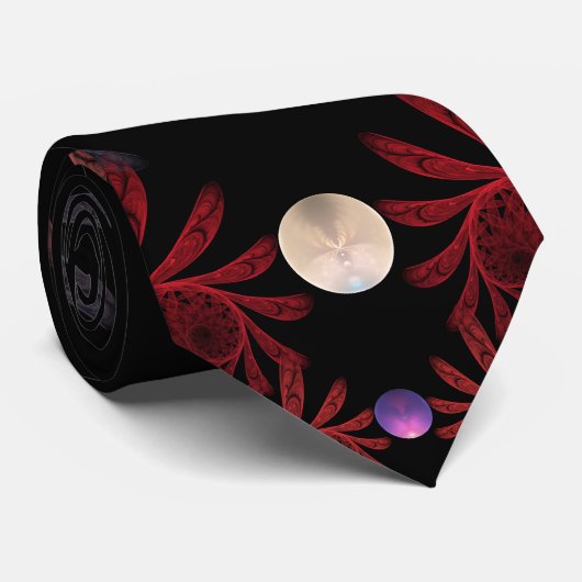 Jonglage Abstracte Modern Fantasy Fractal Art Stropdas (Opgerold)