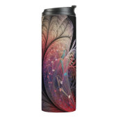 Jonglage Abstracte Modern Fantasy Fractal Art Thermosbeker (Gedraaid links)