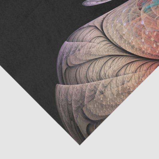 Jonglage Abstracte Modern Fantasy Fractal Art Tissuepapier (Detail)