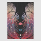 Jonglage Abstracte Modern Fantasy Fractal Art Tissuepapier (Voorkant)