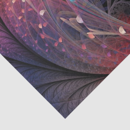 Jonglage Abstracte Modern Fantasy Fractal Art Tissuepapier (Detail)