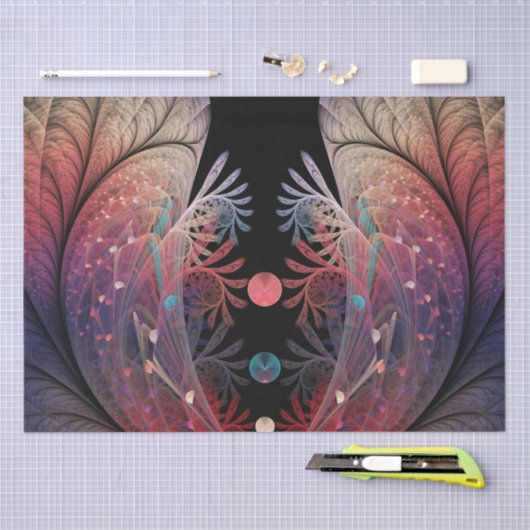 Jonglage Abstracte Modern Fantasy Fractal Art Tissuepapier (Craft)