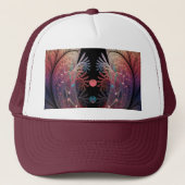 Jonglage Abstracte Modern Fantasy Fractal Art Trucker Pet (Voorkant)