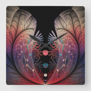 Jonglage Abstracte Modern Fantasy Fractal Art Vierkante Klok