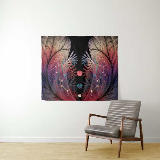 Jonglage Abstracte Modern Fantasy Fractal Art Wandkleed (In Situ (horizontaal))