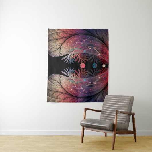 Jonglage Abstracte Modern Fantasy Fractal Art Wandkleed (In situ)