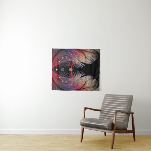 Jonglage Abstracte Modern Fantasy Fractal Art Wandkleed (In Situ (horizontaal))