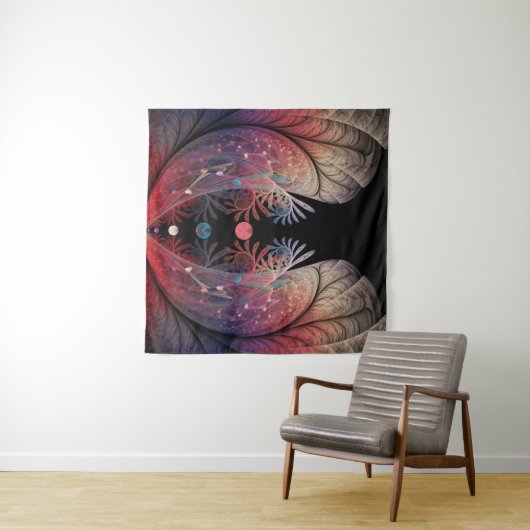 Jonglage Abstracte Modern Fantasy Fractal Art Wandkleed (In Situ (horizontaal))