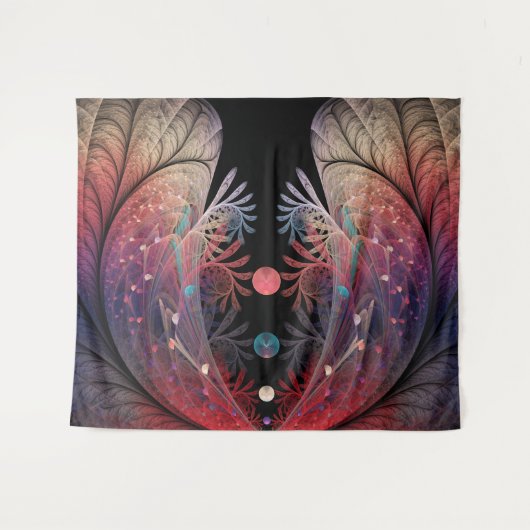 Jonglage Abstracte Modern Fantasy Fractal Art Wandkleed (Voorkant (horizontaal))