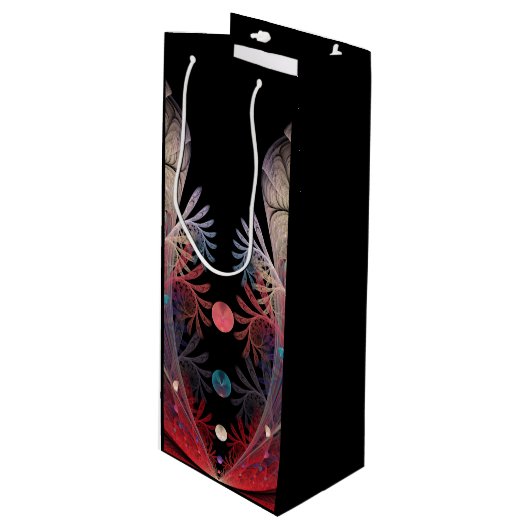 Jonglage Abstracte Modern Fantasy Fractal Art Wijn Cadeautas (Voorkant Gekanteld)