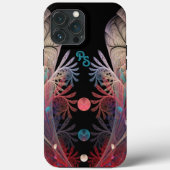 Jonglage Abstracte Modern Fantasy Fractal Initiale Case-Mate iPhone Case (Achterkant)