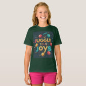Jongle Your Joys, ontworpen T-shirt (Voorkant volledig)