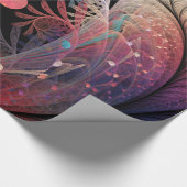 Jongleer Abstracte Moderne Fantasie Fractale Kunst Cadeaupapier (Hoek)
